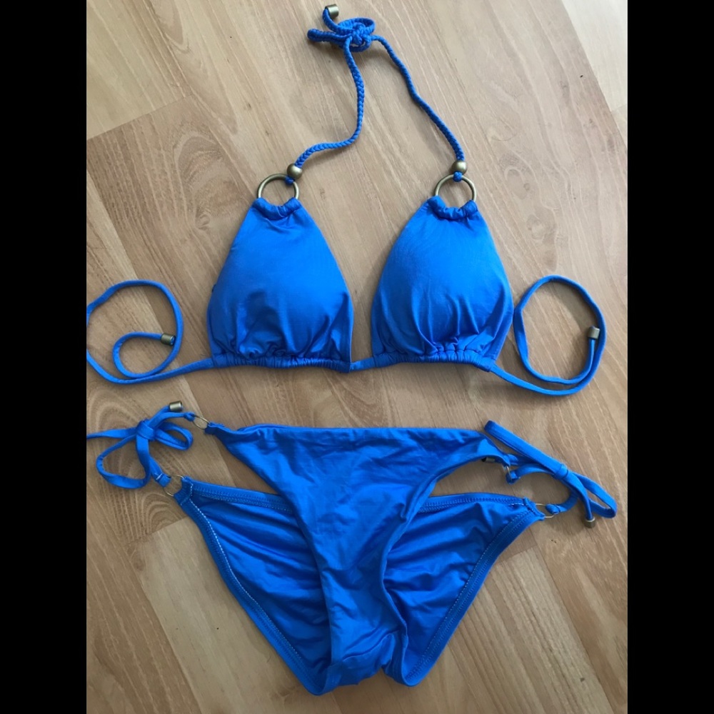 Vitamin A periwinkle butterfly bikini bottom S 👙